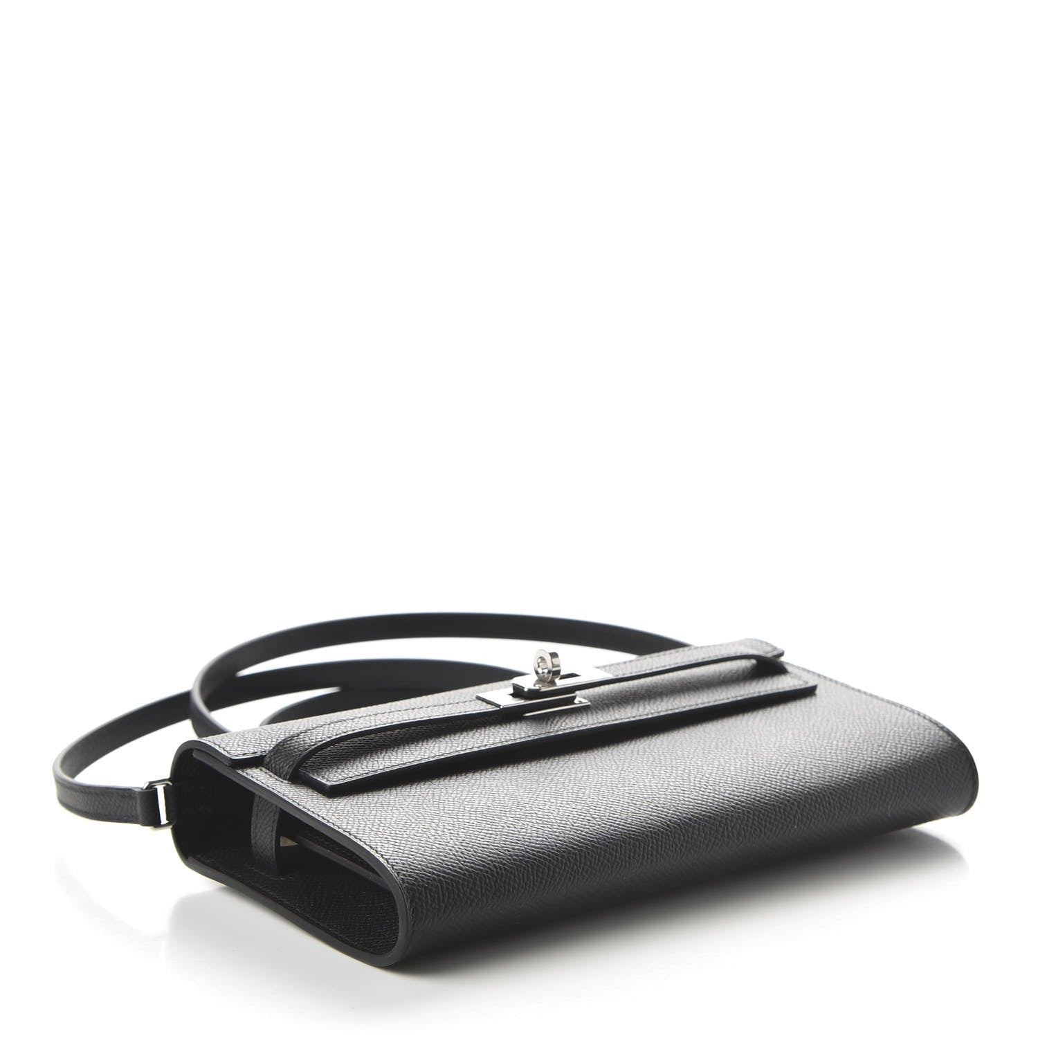 Hermes Epsom Kelly Wallet To Go Black 4 of 10