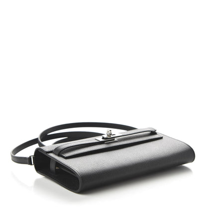 Hermes Epsom Kelly Wallet To Go Black 4 of 10
