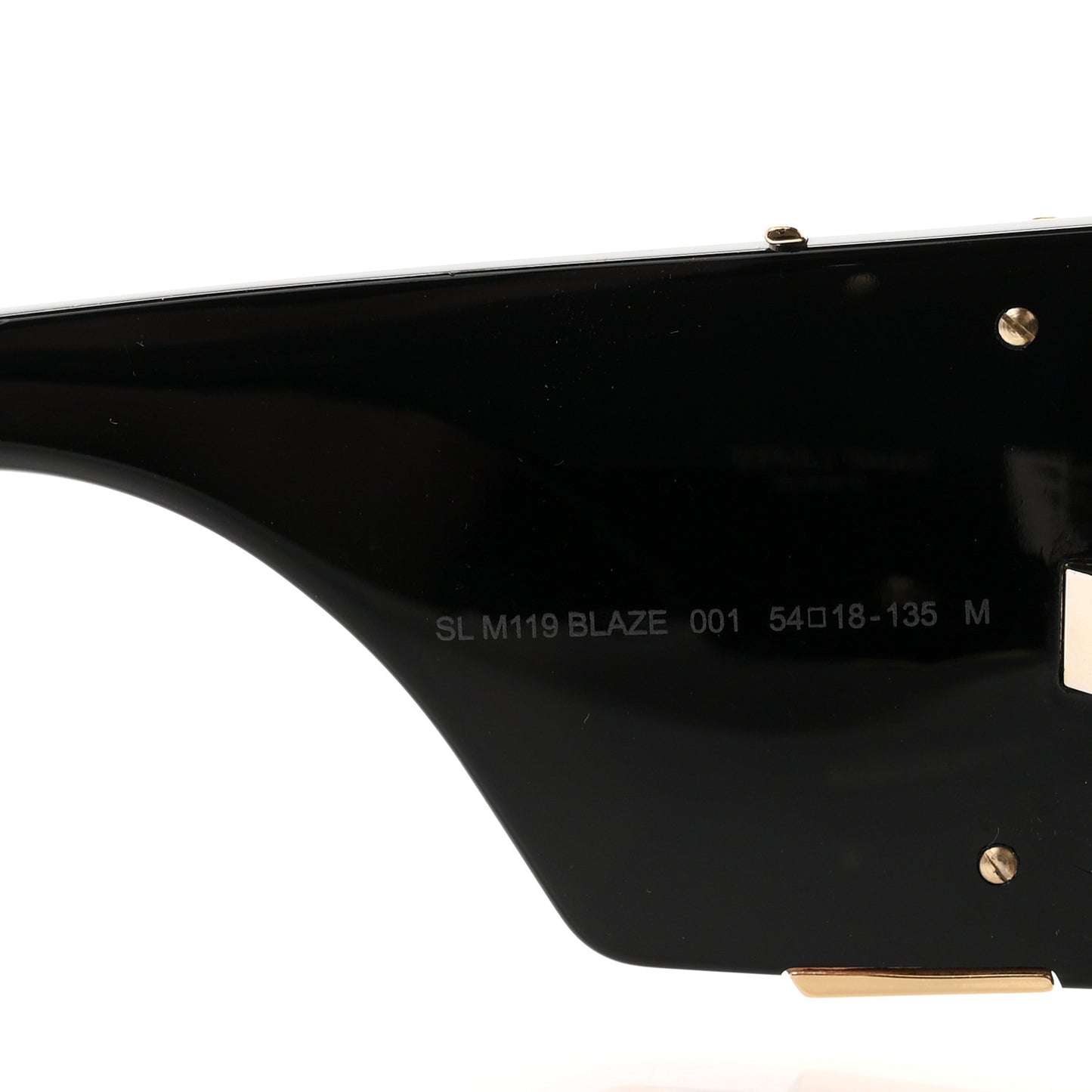 Acetate Blaze Sunglasses SL M119 Black