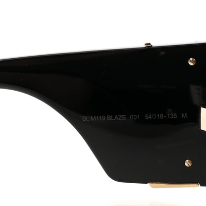 Saint Laurent Acetate Blaze Sunglasses SL M119 Black 7 of 8