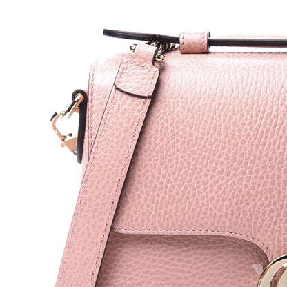 Gucci Dollar Calfskin Interlocking G Top Handle Shoulder Bag Soft Pink 11 of 11