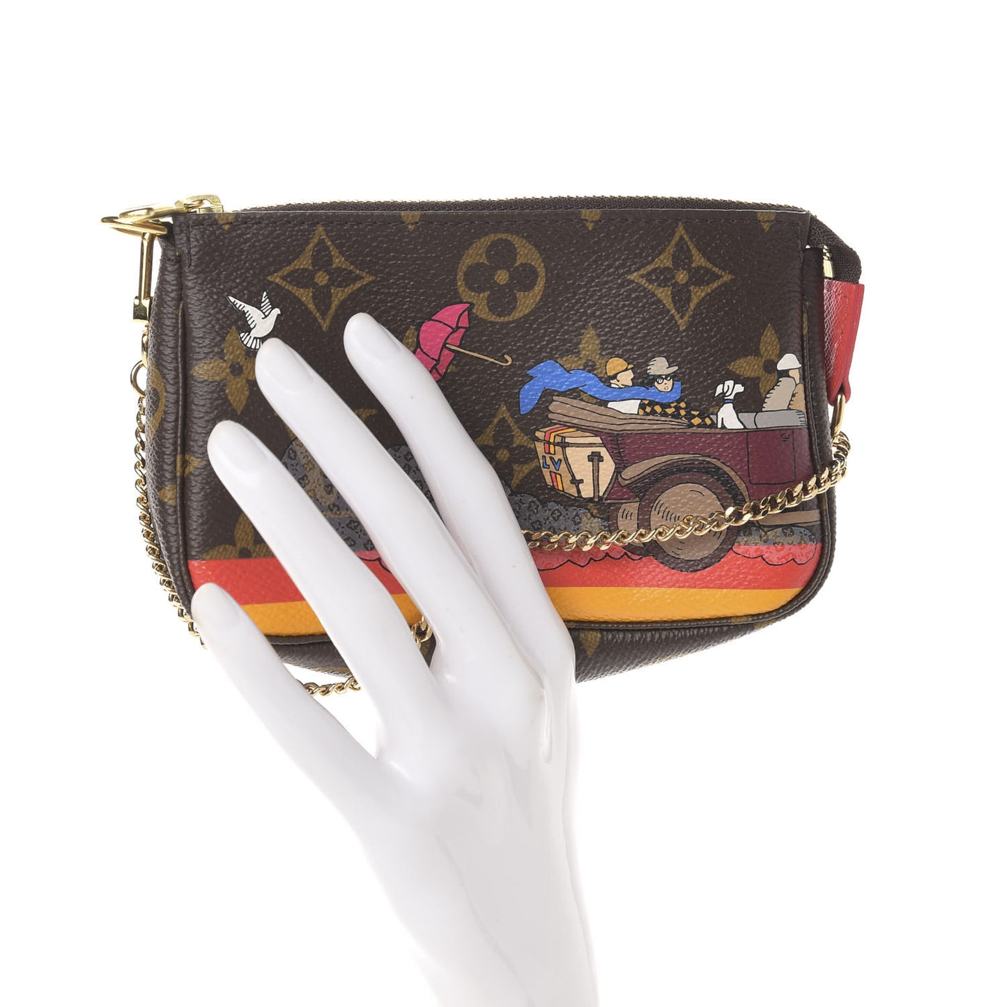 Monogram 2015 Christmas Animation Mini Pochette Accessories