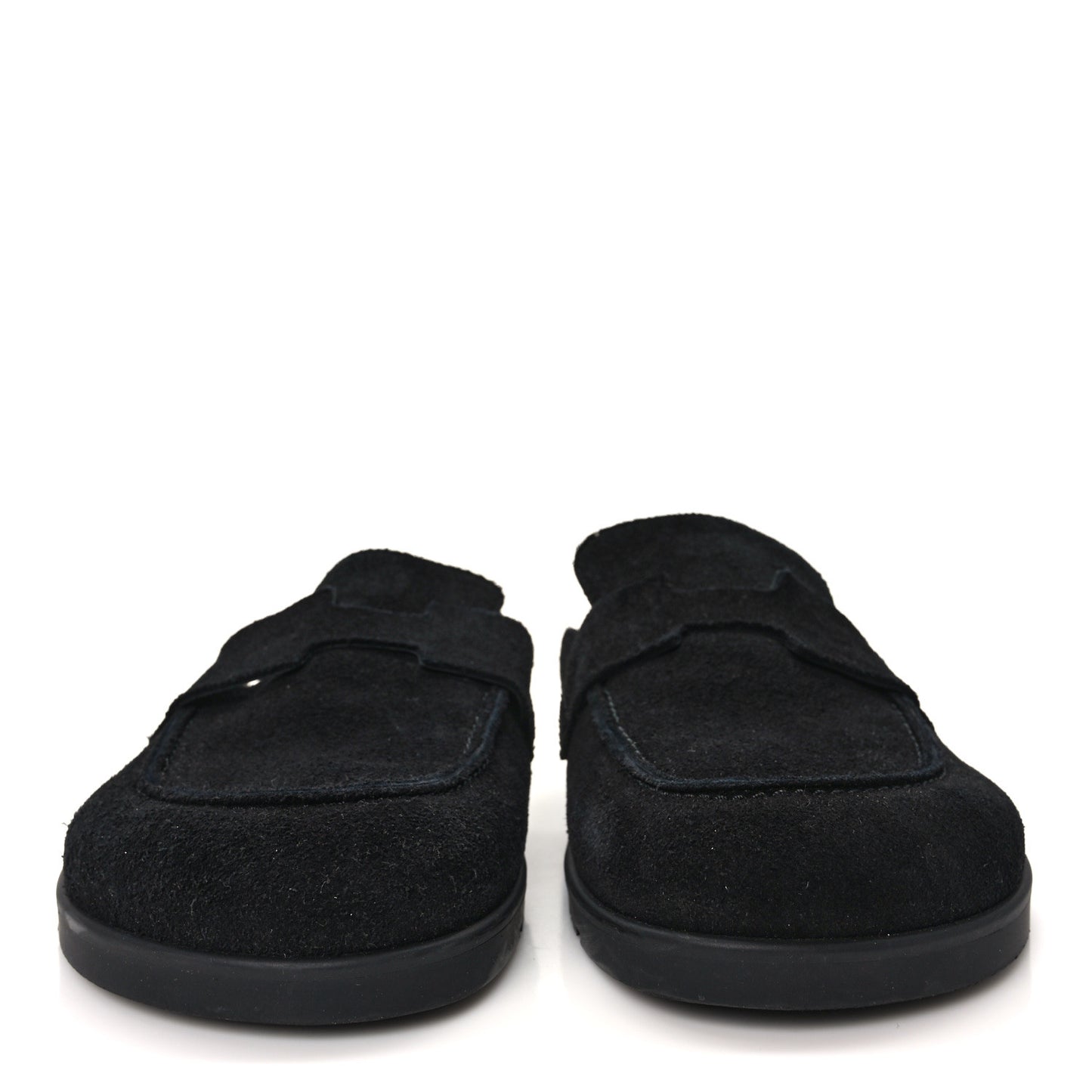 Suede Calfskin Go Mules 40 Black