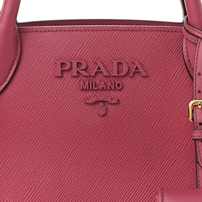 Prada Saffiano Cuir Calfskin Small Monochrome Top Handle Tote Bruyere 8 of 10