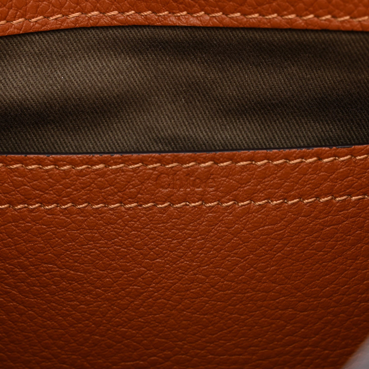 Chloe Calfskin Medium Marcie Round Crossbody Bag Tan 6 of 10