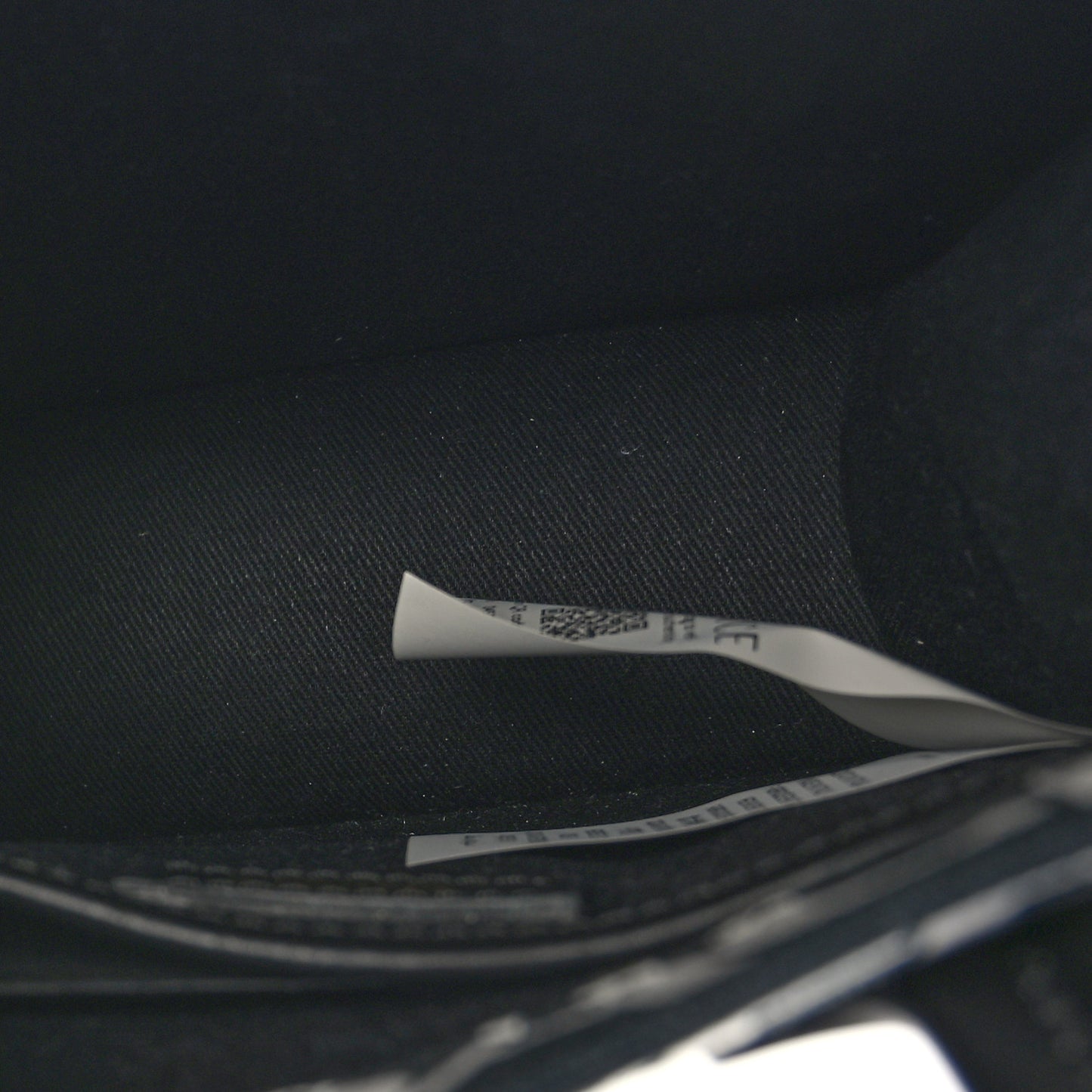 Canvas Jacquard Mini Allover Logo Tote Black White