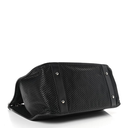 Chanel Calfskin Perforated Up In The Air Tote Black 4 of 9