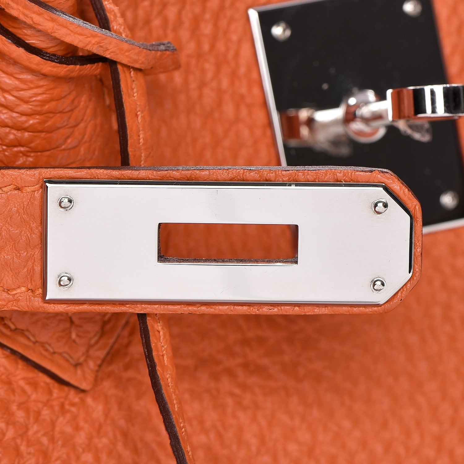 Hermes Togo Birkin 35 Orange 10 of 33