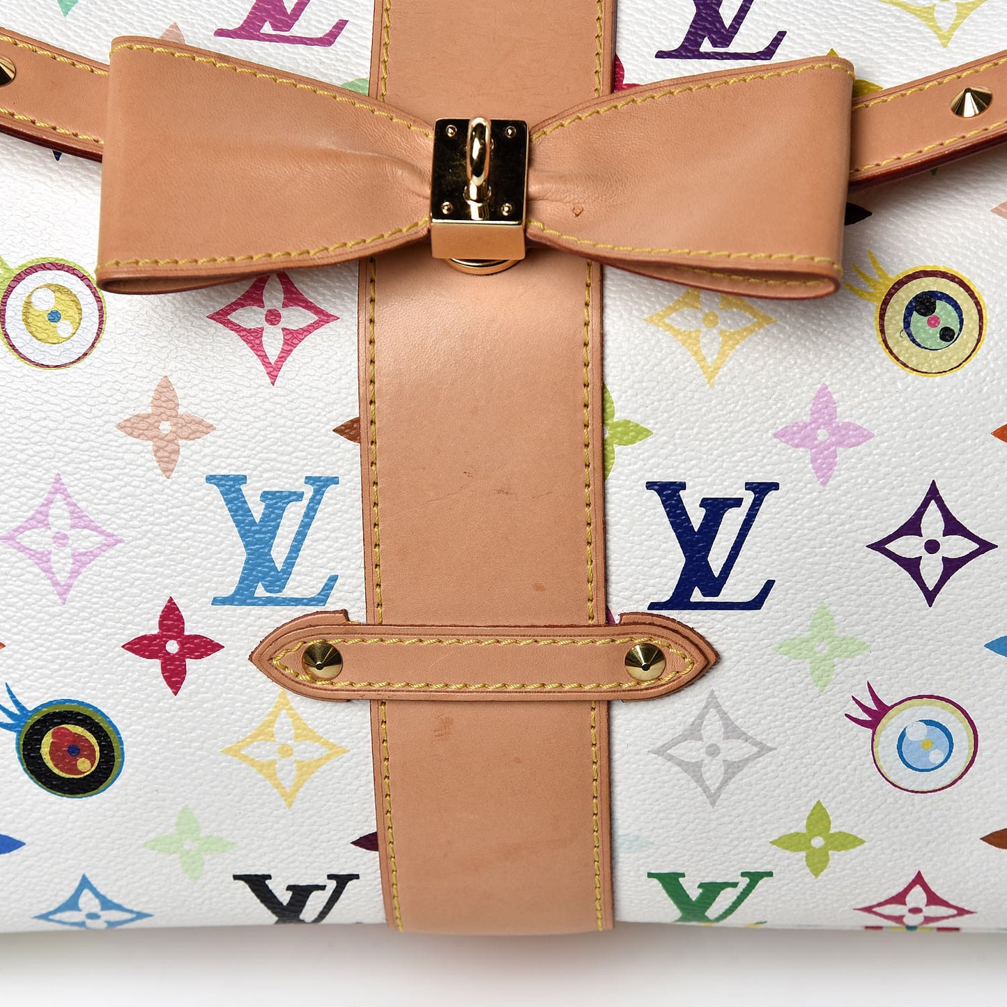Monogram Multicolor Murakami Eye Love You White