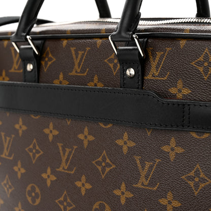 Louis Vuitton Monogram Macassar Porte-Documents Voyage GM 10 of 13