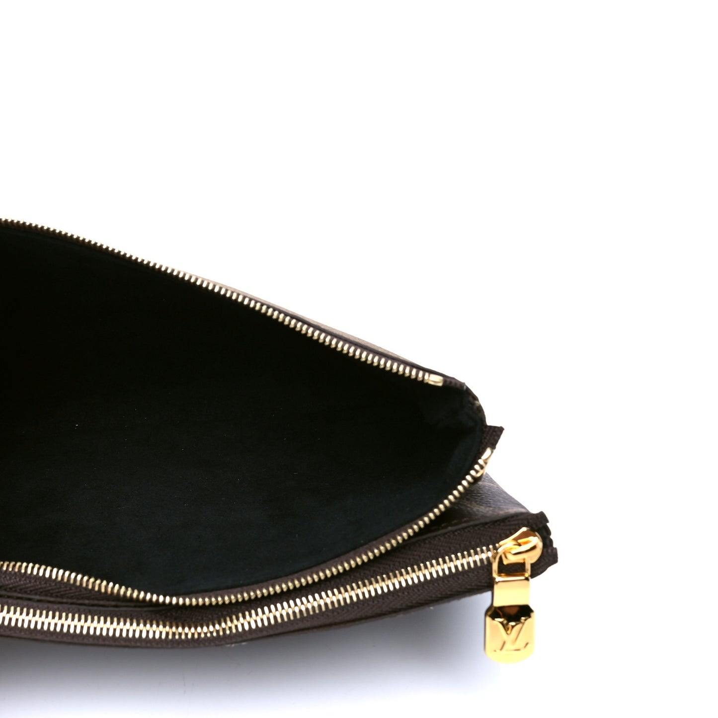 Reverse Monogram Giant Double Zip Pochette