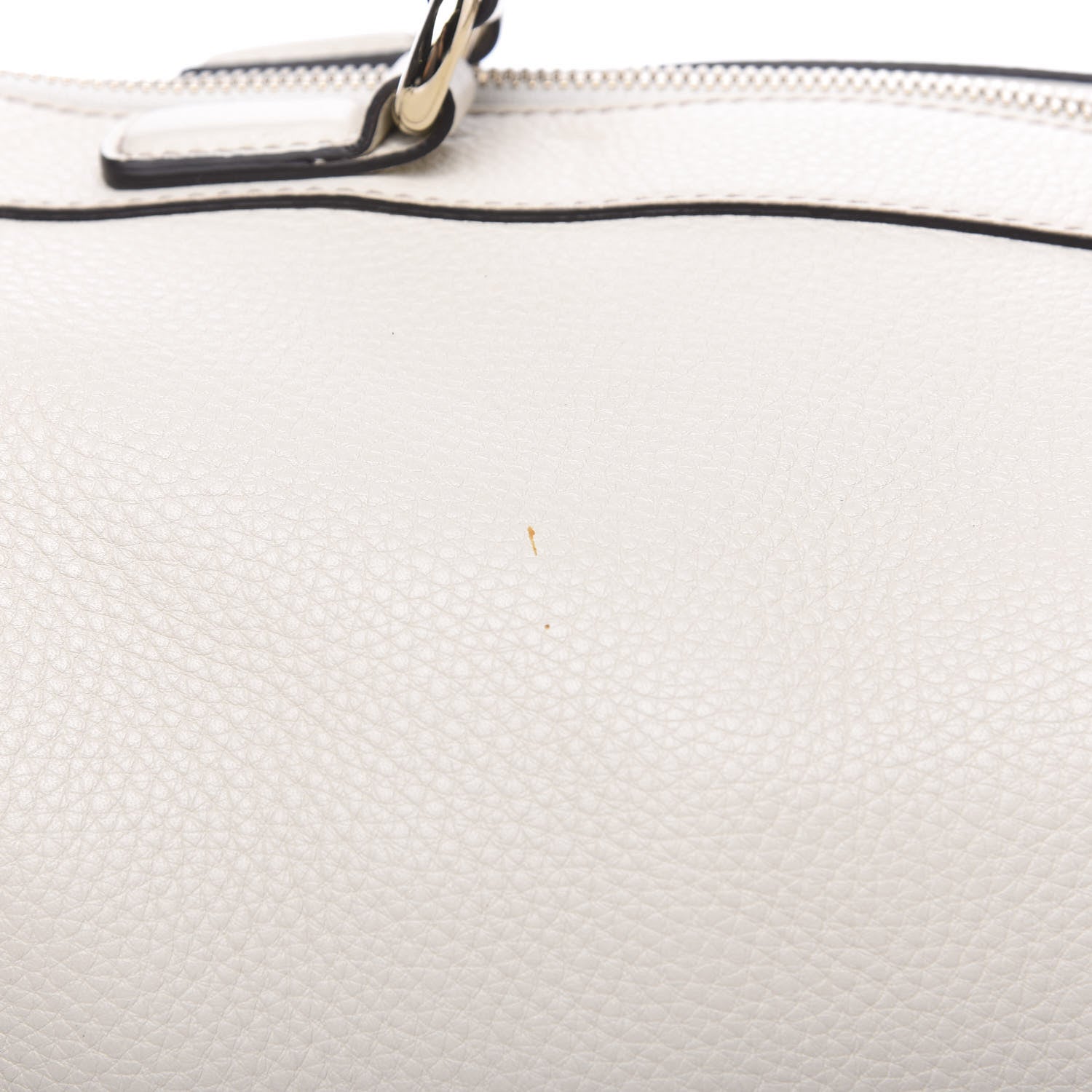 Gucci Pebbled Calfskin Medium Soho Boston Off White 11 of 11