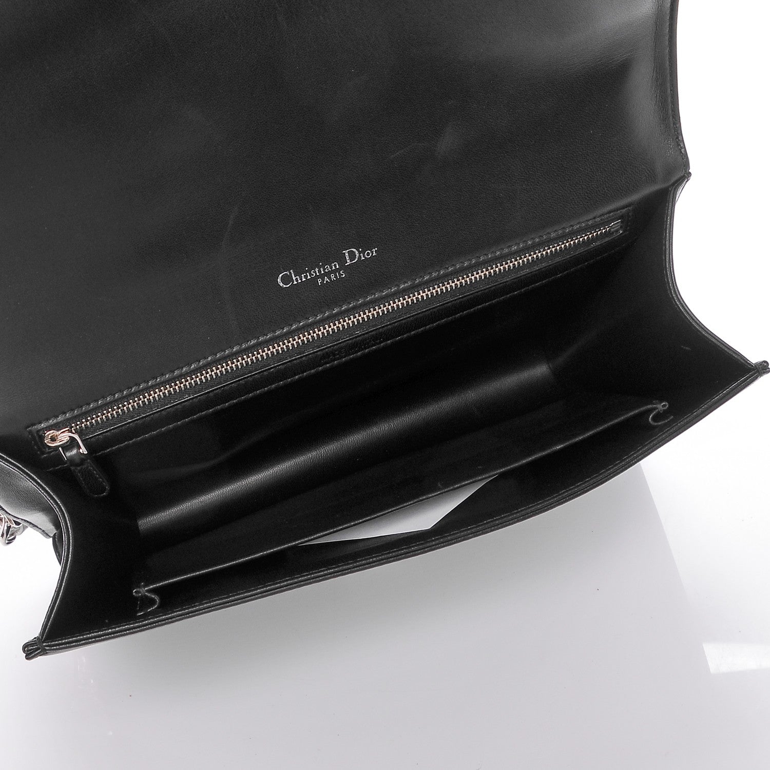 Christian Dior Printed Patchwork Large Diorama Flap Bag Black 5 of 7