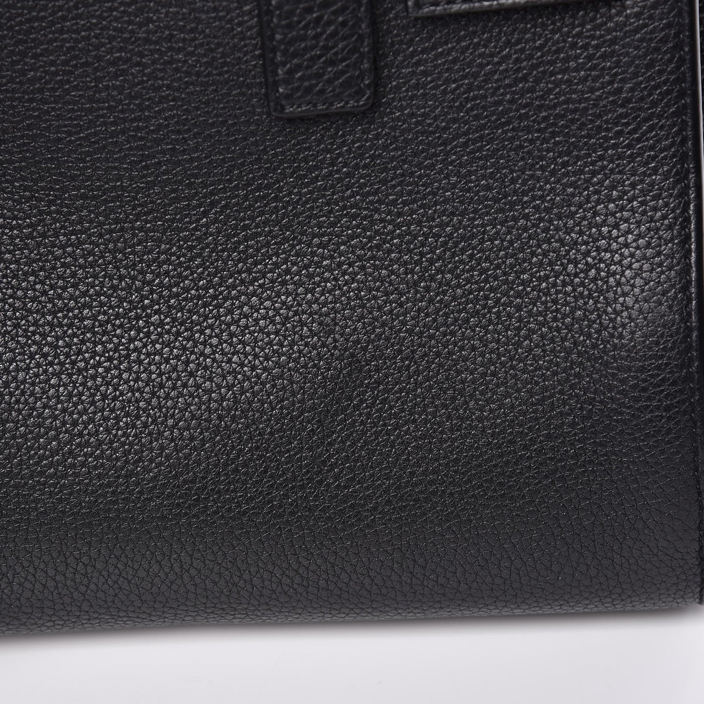 Grained Calfskin Nano Sac De Jour Souple Black