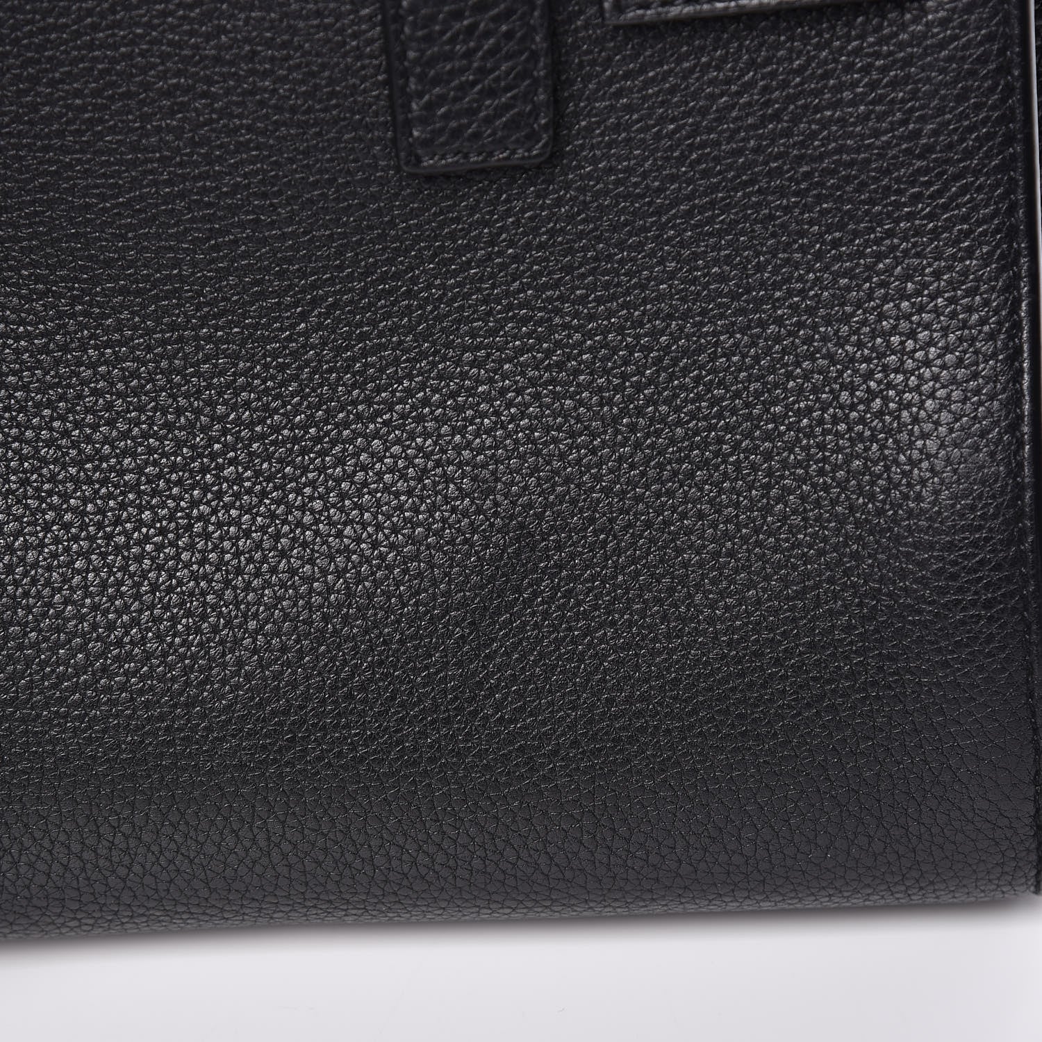 Saint Laurent Grained Calfskin Nano Sac De Jour Souple Black 10 of 10