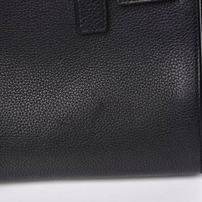 Saint Laurent Grained Calfskin Nano Sac De Jour Souple Black 10 of 10