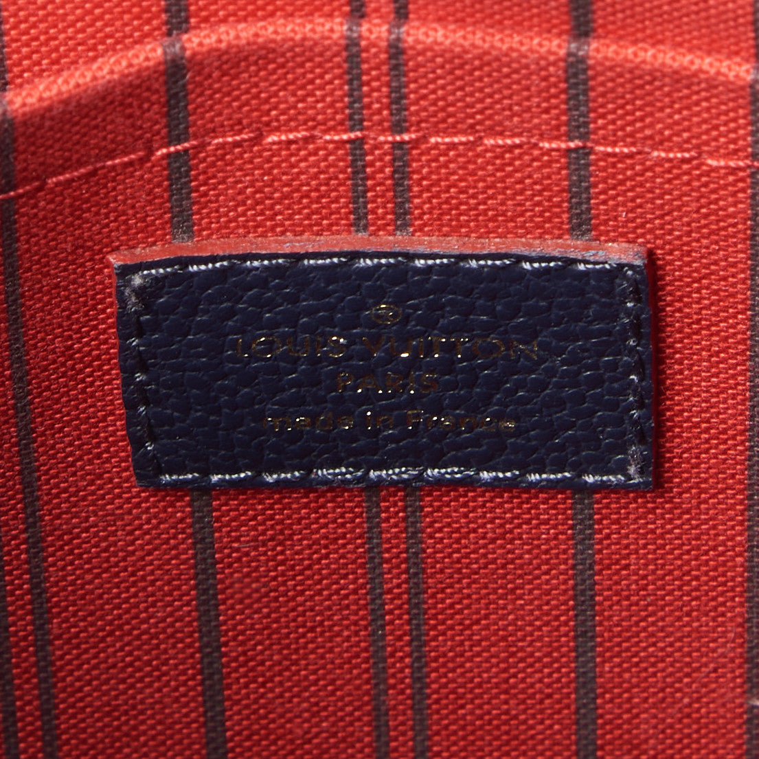Louis Vuitton Empreinte Montaigne MM Marine Rouge 8 of 8