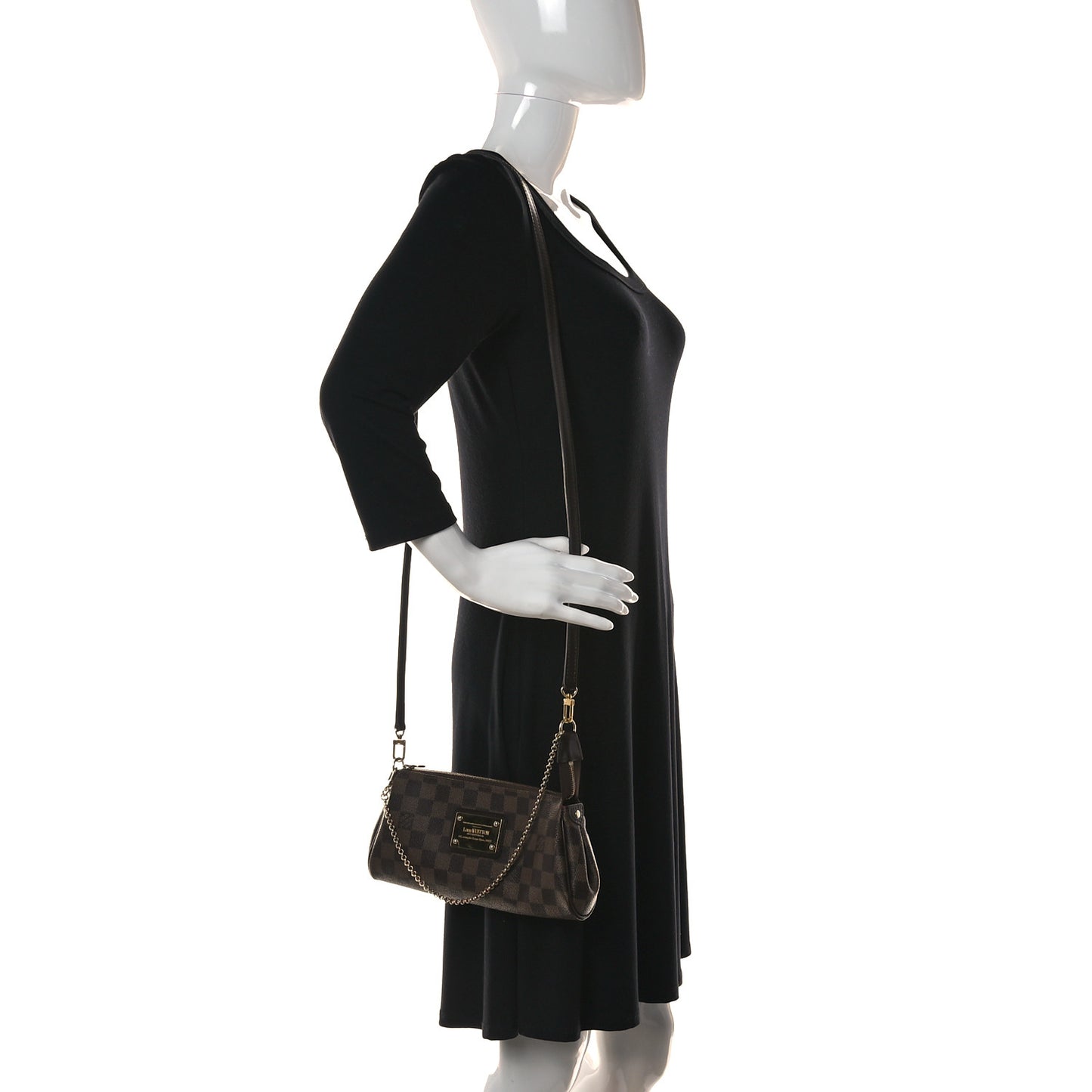 Damier Ebene Eva Clutch