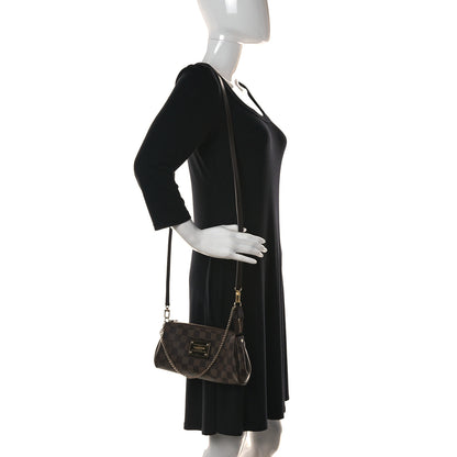 Louis Vuitton Damier Ebene Eva Clutch 2 of 8