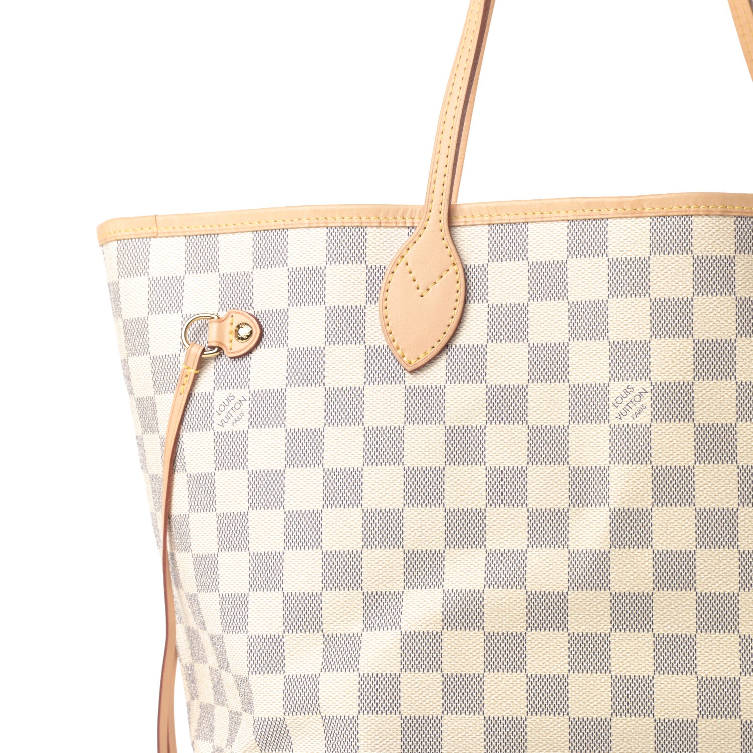 Louis Vuitton Damier Azur Neverfull MM 9 of 15