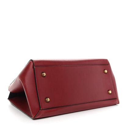 Celine Smooth Calfskin Large Edge Shoulder Bag Red 4 of 14