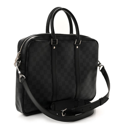 Louis Vuitton Damier Graphite Porte Documents Voyage PM 3 of 10