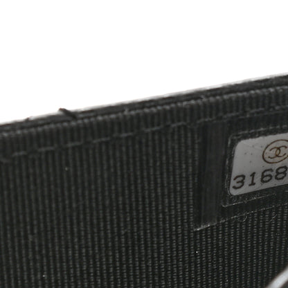 Chanel Caviar Quilted Flap Card Holder Wallet Black 9 of 9
