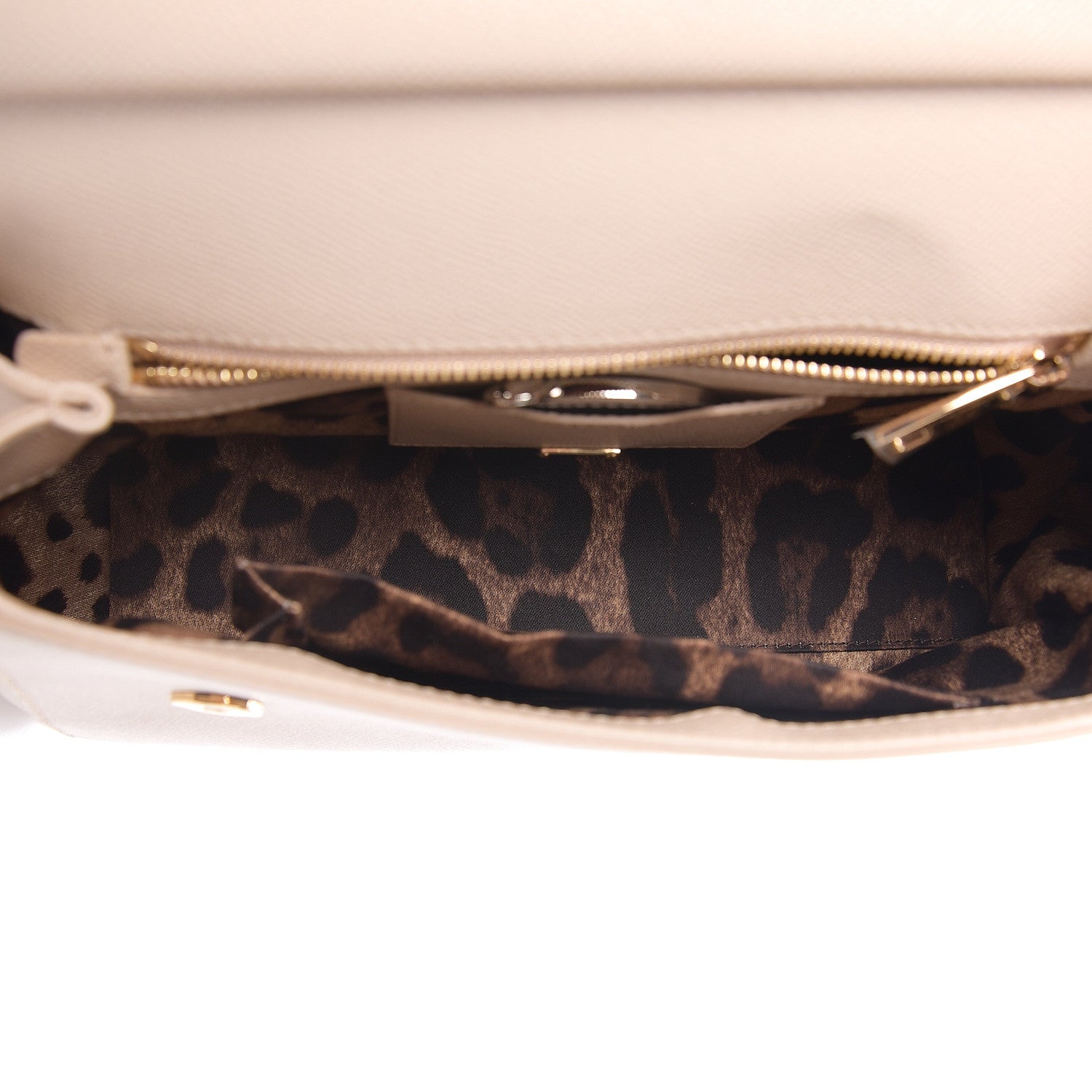 Dolce & Gabbana Dauphine Calfskin Medium Miss Sicily Satchel Rosa Carne 4 of 8