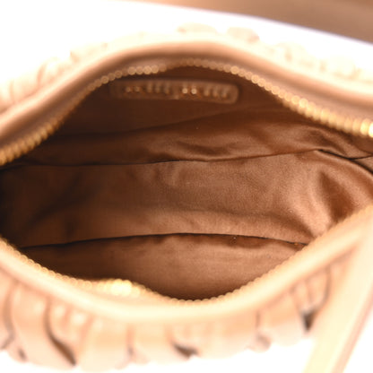 Miu Miu Nappa Matelasse Small Wander Hobo Caramel 5 of 9