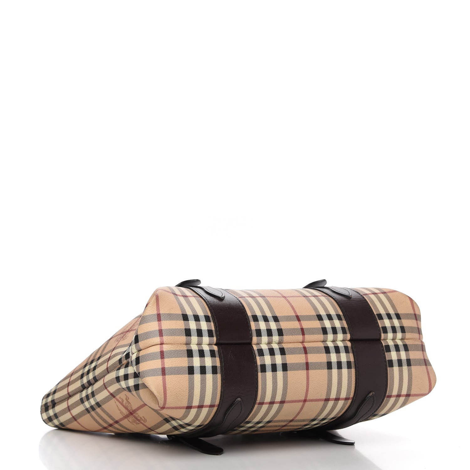 Burberry Haymarket Check Tote Chocolate 4 of 11