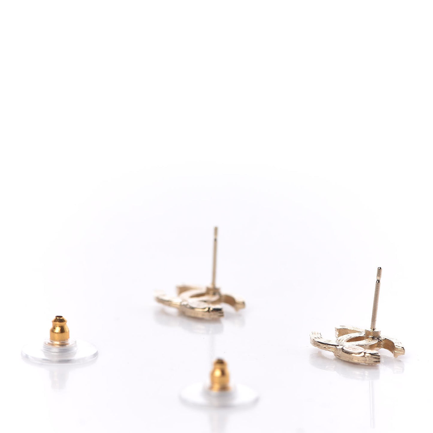 Crystal CC Earrings Gold Multicolor