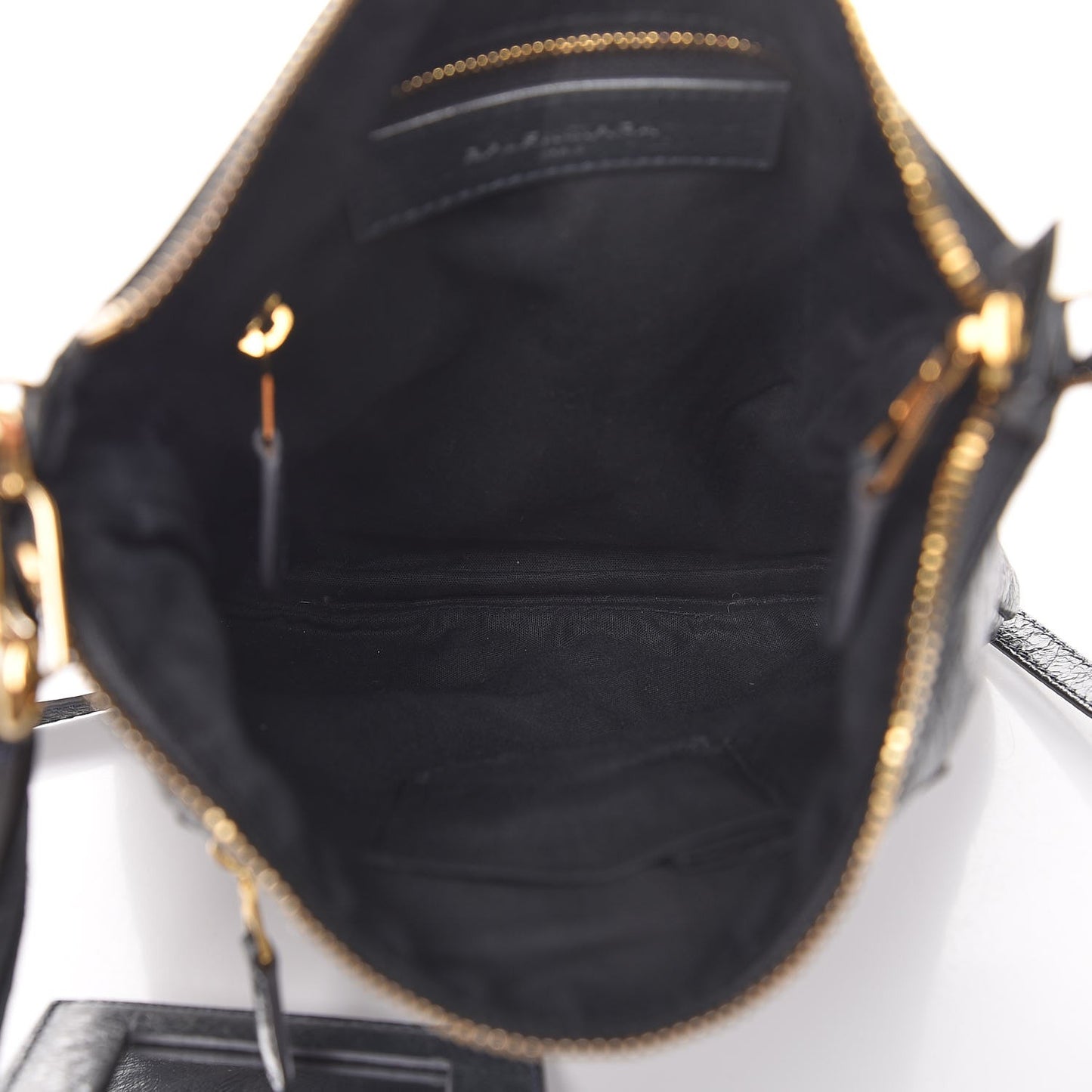 Agneau Giant 12 Gold Hardware Flat Crossbody Anthracite