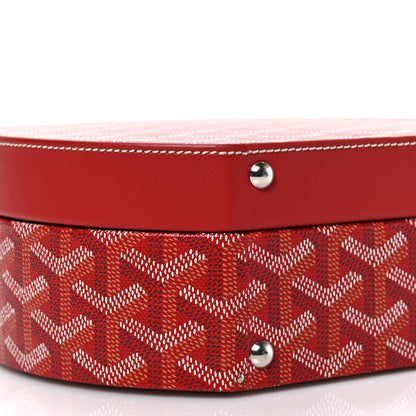 Goyard Goyardine Alto Hatbox Red 7 of 9