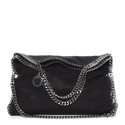 Stella McCartney Shaggy Deer Falabella Fold Over Tote Black 1 of 11