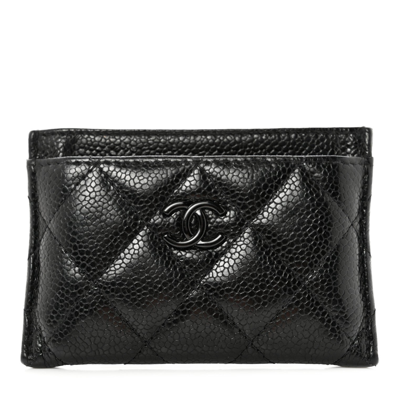 Chanel Caviar Quilted Incognito Card Holder Black 1 of 12