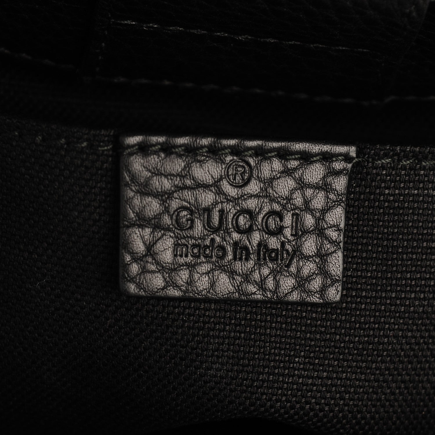 Gucci Cellarius Calfskin Mini Bamboo Shopper Tote Black 6 of 7
