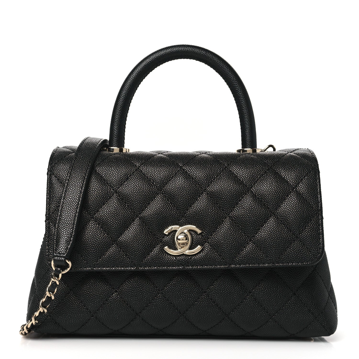 Chanel Caviar Quilted Mini Coco Handle Flap Black 1 of 10