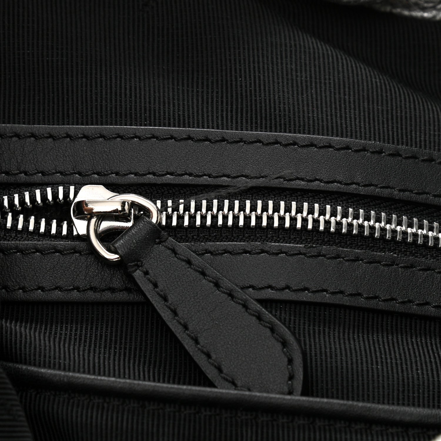 Burberry Metallic Deerskin Medium Rucksack Backpack Silver 11 of 14
