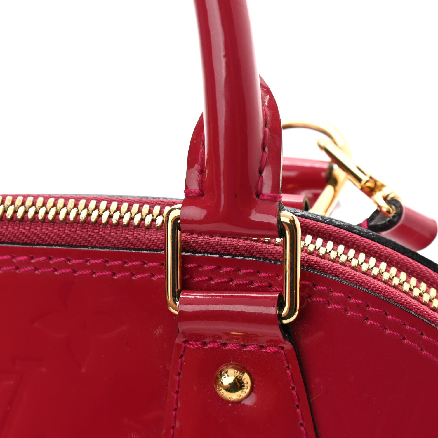 Louis Vuitton Vernis Alma BB Rose Indien 12 of 14