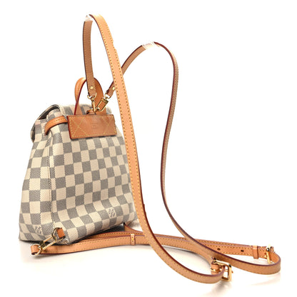 Louis Vuitton Damier Azur Sperone BB Backpack 3 of 11