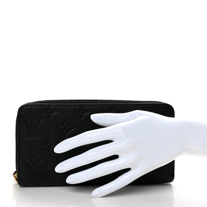 Louis Vuitton Empreinte Zippy Wallet Black 2 of 9