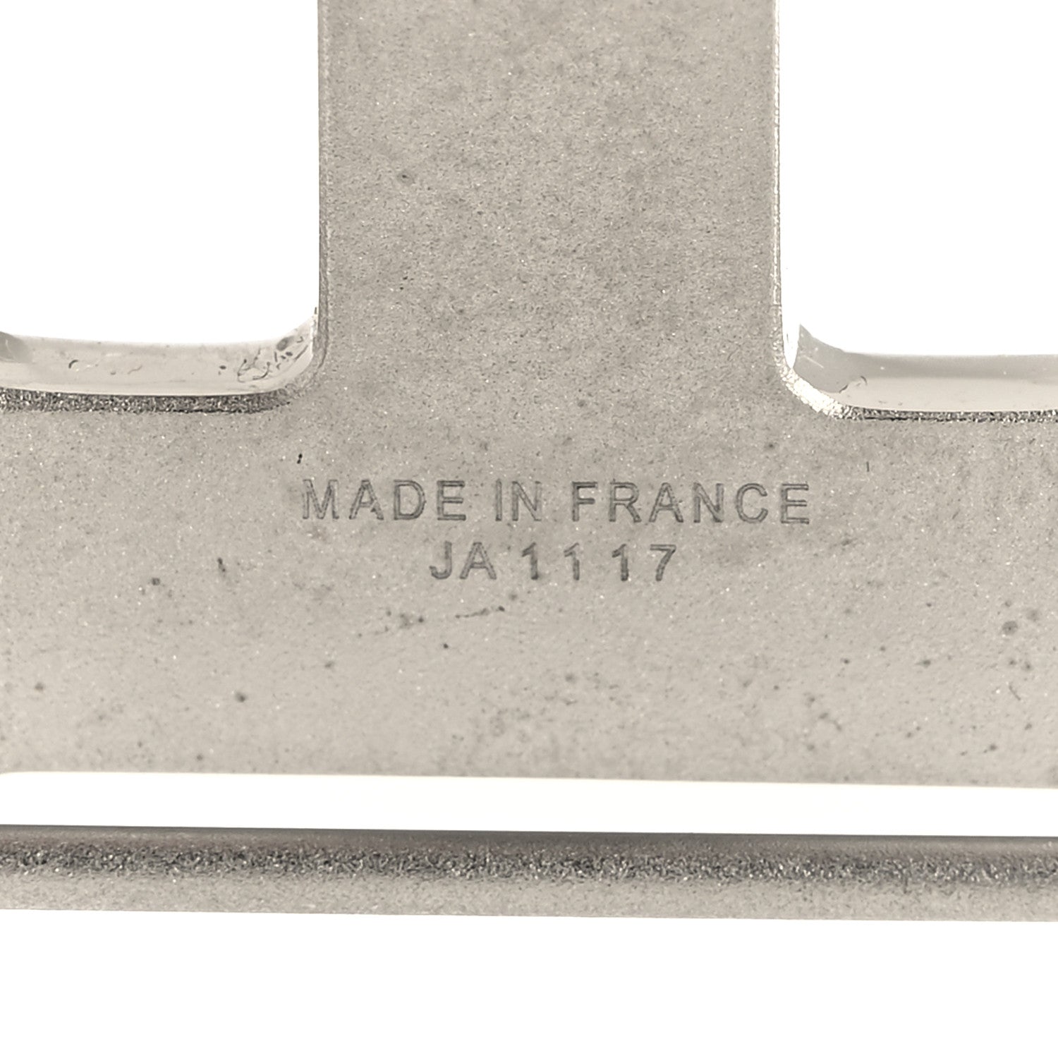 Hermes Polished Palladium 32mm H Belt Buckle Silver 4 of 4
