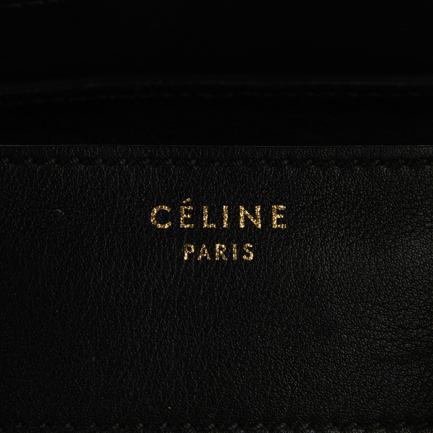 Celine Calfskin Denim Mini Luggage Navy Black 5 of 8