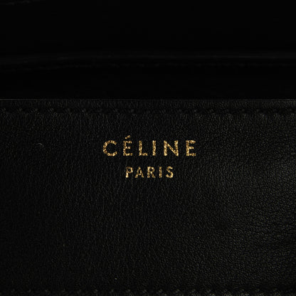 Celine Calfskin Denim Mini Luggage Navy Black 5 of 8