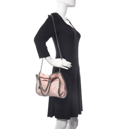 Stella McCartney Shaggy Deer Mini Falabella Fold Over Tote Powder 2 of 11