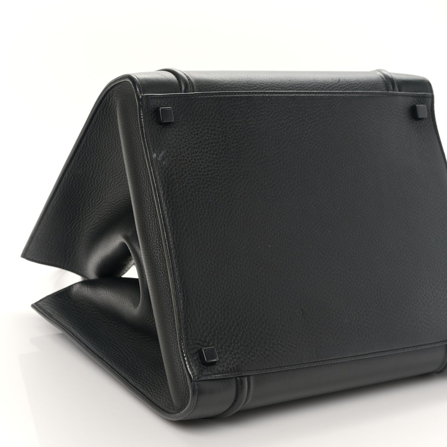 Supple Calfskin Medium Phantom Luggage Black
