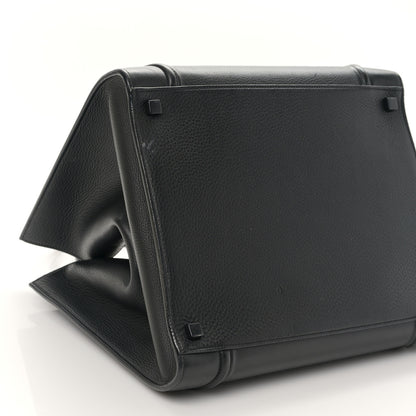 Celine Supple Calfskin Medium Phantom Luggage Black 8 of 9