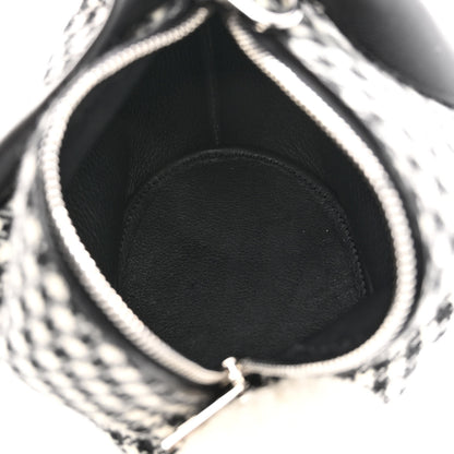 Loewe Tweed Mini Bunny Crossbody Bag Black White 5 of 10