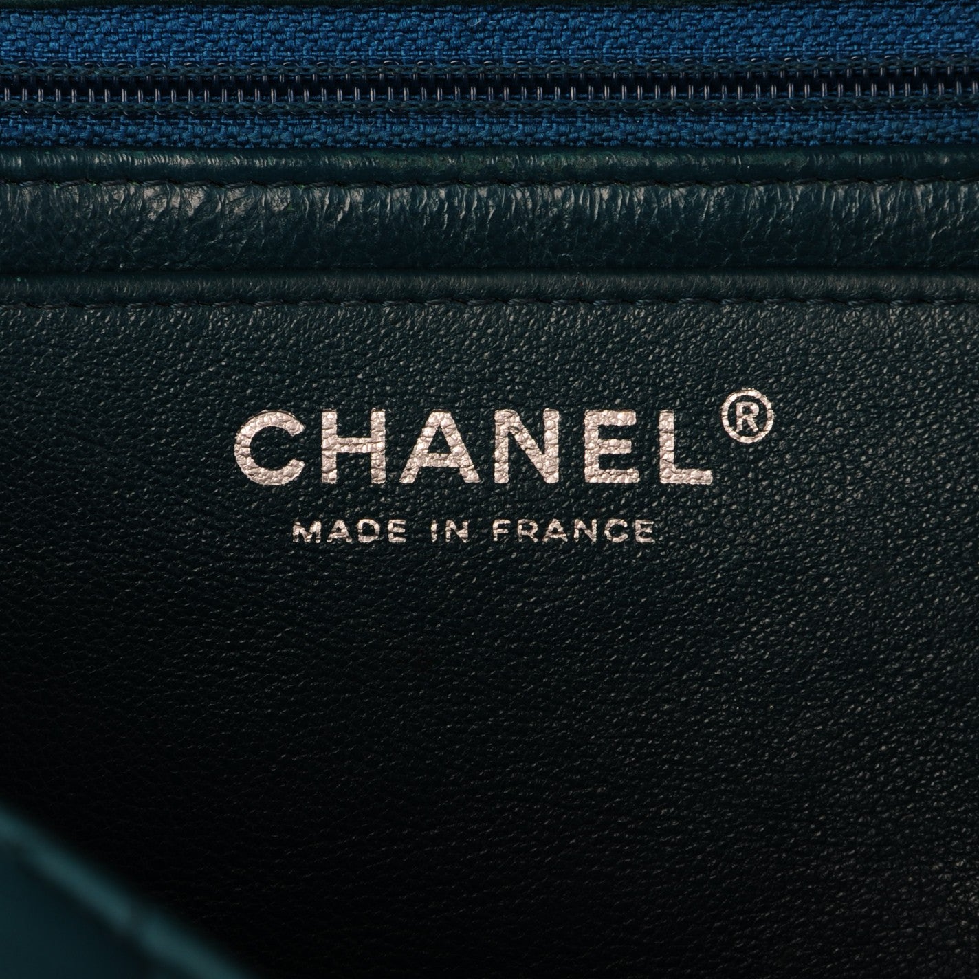 Chanel Lambskin Quilted Maxi Single Flap Turquoise 7 of 7