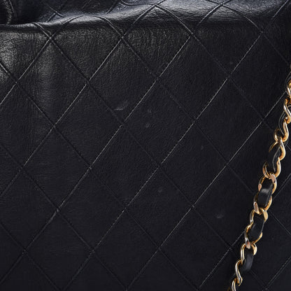 Chanel Lambskin Double Stitched Tote Black 12 of 15